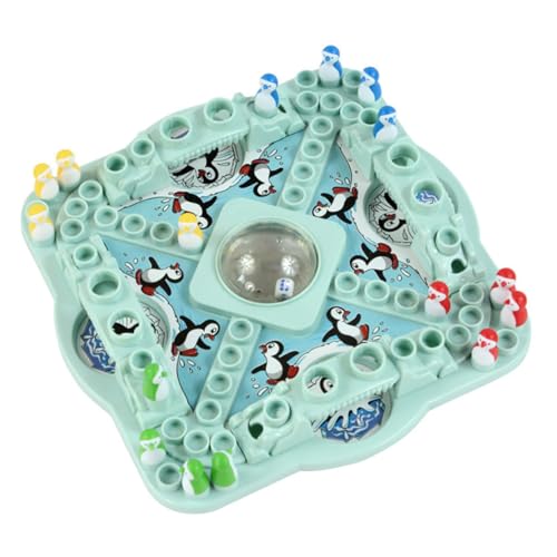 HEALSOPTHY 1 Satz Flugzeugschach interaktives Interactive Toys für Reisen Lernspielzeug Familienspielzeug intelligenzspielzeug spielbrett Jump-Checker-Spiel Light Green von HEALSOPTHY