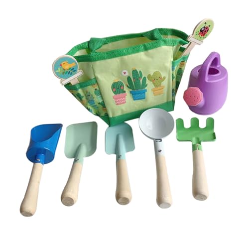 HEALSOPTHY 1 Satz Gartenwerkzeug Set Teiliges für Freien Lernspielzeug für Gartenarbeit der Praktischen Fähigkeiten Mit Bequemen Griffen für Kleine Hände von HEALSOPTHY