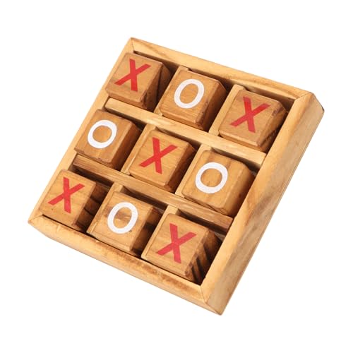 HEALSOPTHY 1 Satz Holz Brettspielset für Lernspielzeug Toe für Ganze Familie Fördert Intelligenz und Spielspaß für Altersgruppe Perfektes für Spielabende Tischdeko HEALSOPTHY 1 Satz Holz Brettspielset für Lernspielzeug Toe für Ganze Familie Fördert Intelligenz und Spielspaß für Altersgruppe Perfektes für Spielabende Tischdeko von HEALSOPTHY