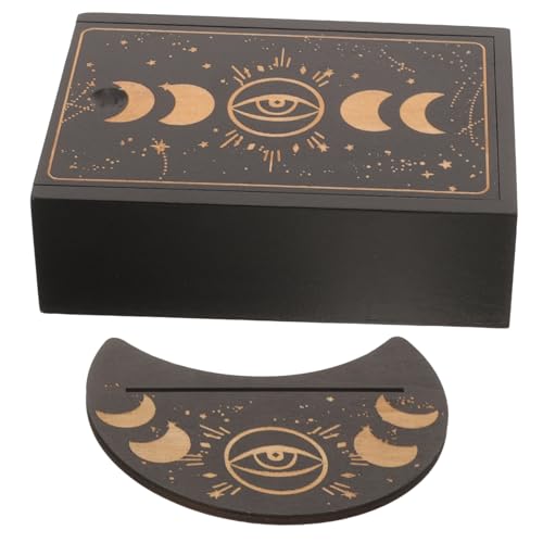 HEALSOPTHY 1 Satz Holz Tarotkartenhalter mit Aufbewahrungsbox und Stand Platzsparend Praktisch für Tarotkarten und Kleine Gegenstände Geeignet Stilvolle Dekoration für Zuhause und Mehr HEALSOPTHY 1 Satz Holz Tarotkartenhalter mit Aufbewahrungsbox und Stand Platzsparend Praktisch für Tarotkarten und Kleine Gegenstände Geeignet Stilvolle Dekoration für Zuhause und Mehr von HEALSOPTHY