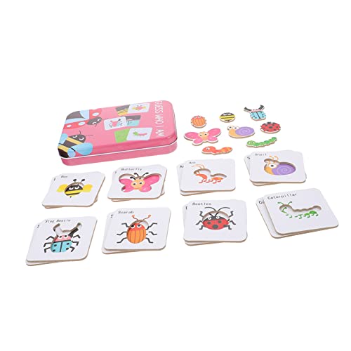 HEALSOPTHY 1 Satz Kognitives Matching-Puzzle Puzzle rätselbuch Kreatives geschenketueten Langlebiges Denktrainingsspielzeug intellektuelles Spiel Holz HEALSOPTHY 1 Satz Kognitives Matching-Puzzle Puzzle rätselbuch Kreatives geschenketueten Langlebiges Denktrainingsspielzeug intellektuelles Spiel Holz von HEALSOPTHY