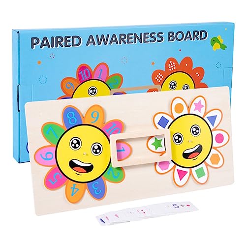 HEALSOPTHY 1 Satz Kreatives Sonnenblumen Formen Puzzle für Fördert die Farben und Formenerkennung Lernspielzeug für Vorschulkinder und Kleinkinder und Jungen von HEALSOPTHY