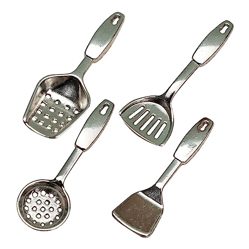 HEALSOPTHY 1 Satz Lustiges Für Mini-hauszubehör Für Miniatur-Dinge Lustige Spielzeuge. Küchenminiaturen Mini-küchenutensilien Mini-küchenmöbel Legierung Silver von HEALSOPTHY