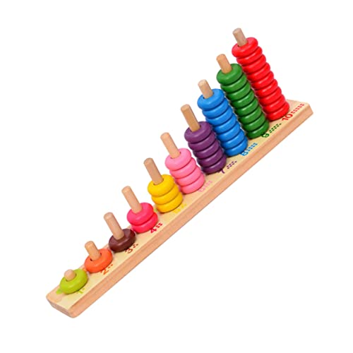 HEALSOPTHY 1 Satz Mathematisches Lernspielzeug für Großes aus Holz Pädagogisches für Frühe Bildung Interaktive Spielzeuge Baufähigkeiten für Jungen von HEALSOPTHY