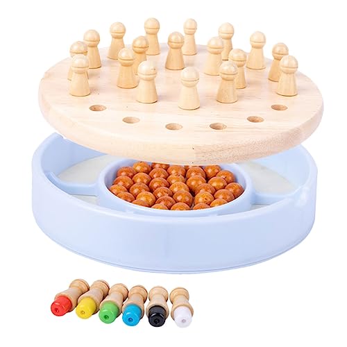 HEALSOPTHY 1 Satz Memory Schachspiel aus Gedächtnisschach für Familie Interaktives Lernspiel Hand Augen Koordination für Junge und Eltern Junge Mädchen Spiele von HEALSOPTHY