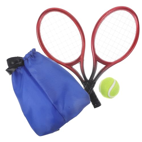 HEALSOPTHY Tennisschläger Miniatur-Dekoration Für Jungen Und Mädchen Für Miniatur-hauswerkzeuge von HEALSOPTHY