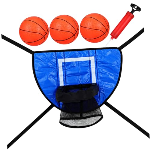 HEALSOPTHY 1 Satz Mini-Trampolin-basketballkorb Für Trampolin Trampolin-Spiele Trampolinzubehör Für Trampolinzubehör Basketballkorb Trampolin Basketballzubehör PVC von HEALSOPTHY