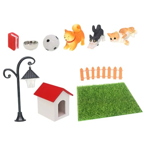 HEALSOPTHY 1satz Miniatur Tier Set Für Puppenhaus Mini Garten Dekoration Mit Hund Figuren Für Miniaturlandschaften Und Fotografie Requisiten HEALSOPTHY 1satz Miniatur Tier Set Für Puppenhaus Mini Garten Dekoration Mit Hund Figuren Für Miniaturlandschaften Und Fotografie Requisiten von HEALSOPTHY
