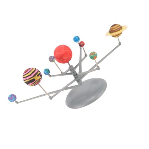 HEALSOPTHY 1 Satz Modell mit neun Planeten kinderzimmerdeko Room Decoration Wissenschaftliches Planetenmodell Bausätze Experimentierspielzeug astronomisches Plastik von HEALSOPTHY