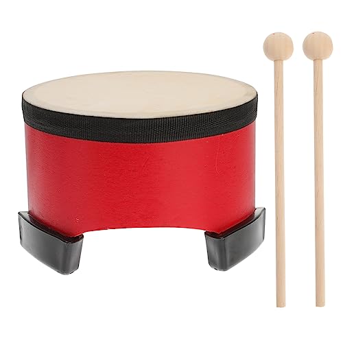 HEALSOPTHY 1 Satz Orff Percussion Instrument Schafsleder Trommel für Musikunterricht für Jungen und Fördert Rhythmusgefühl und Musikalische Fähigkeiten Zufällige Farbe von HEALSOPTHY