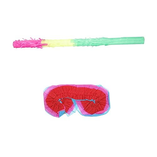 HEALSOPTHY 1 Satz Pinata Stock mit Augenmaske Pinata für Kindergeburtstag und Partys für Spannende und Süßigkeitenverteilung zu Farbenfroh HEALSOPTHY 1 Satz Pinata Stock mit Augenmaske Pinata für Kindergeburtstag und Partys für Spannende und Süßigkeitenverteilung zu Farbenfroh von HEALSOPTHY