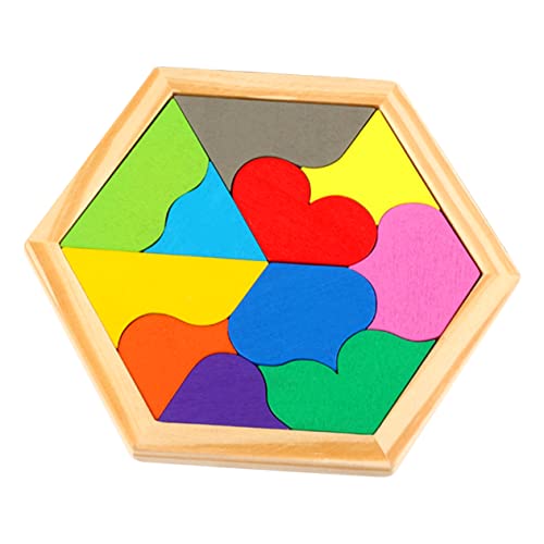 HEALSOPTHY 1 Satz Rätsel Kinderspielzeug Holzpuzzles Bambus Colorful HEALSOPTHY 1 Satz Rätsel Kinderspielzeug Holzpuzzles Bambus Colorful von HEALSOPTHY