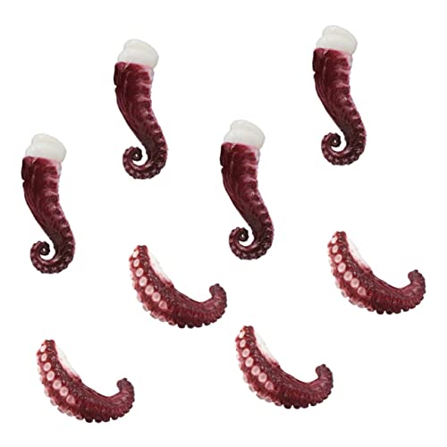 HEALSOPTHY 1 Satz Simulierte Oktopus-schnurrhaare Für Oktopus-tentakel -tentakelfinger Simulation Von Essensrequisiten Gefälschte Oktopuskrallen Desktop-Food-dekore Rot PVC HEALSOPTHY 1 Satz Simulierte Oktopus-schnurrhaare Für Oktopus-tentakel -tentakelfinger Simulation Von Essensrequisiten Gefälschte Oktopuskrallen Desktop-Food-dekore Rot PVC von HEALSOPTHY