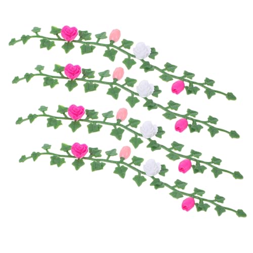 HEALSOPTHY 1 Satz Simuliertes Blütenrebenmodell Mini-gartendekorationen Puppenhaus-Outdoor-Accessoires Mikro-puppenhauszubehör Miniaturpflanzen Für Puppenhaus Mini-miniaturmodell Plastik von HEALSOPTHY