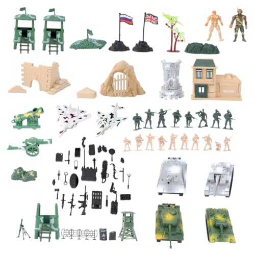 HEALSOPTHY 1 Satz Soldaten Modell Anzug Figur Zahlen Schlacht Soldat Selber Machen Simulation Soldatenmodell Plastik von HEALSOPTHY