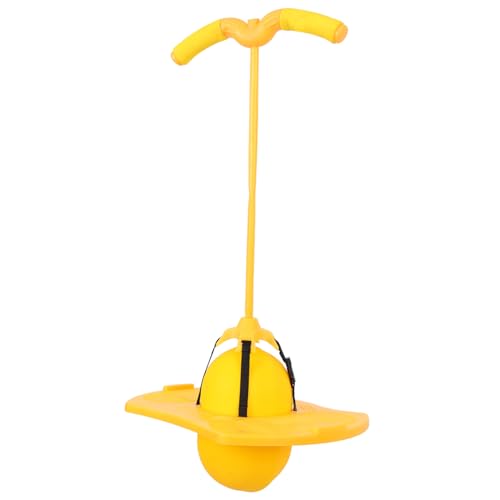 HEALSOPTHY 1 Satz Springball mit Griff Activity für für outdoorspielzeug sportgeräte spielsachen Outdoor spielwaren für draußen bewegungsspielzeug Yellow von HEALSOPTHY