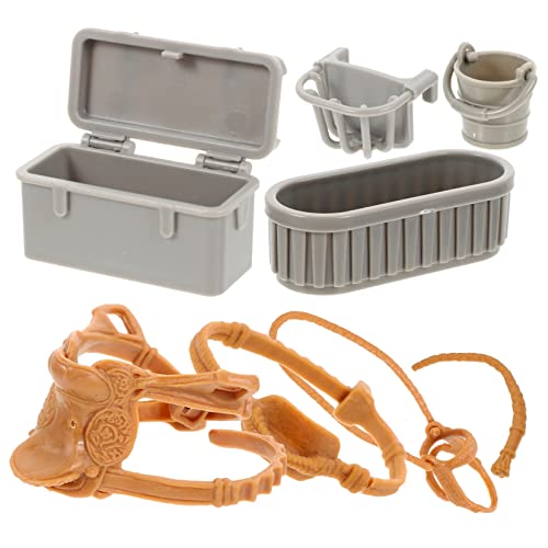 HEALSOPTHY 1 Satz Zubehör Für Simulierte Rennbahnen Dekoration Bauernhof DIY- Für Mikrolandschaftslayout-zubehör Lernspielzeug Für Mini-Farm-Modell PVC von HEALSOPTHY