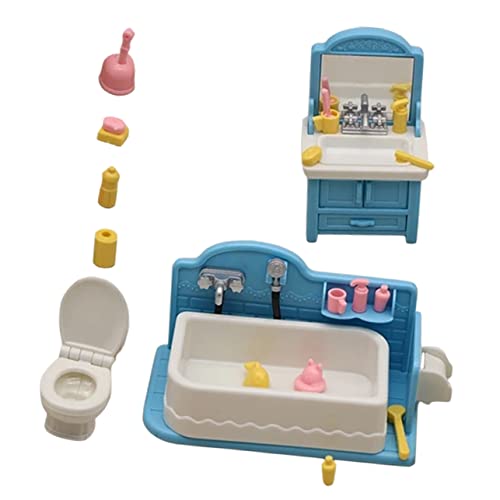 HEALSOPTHY 1 Satz puppenhaus waschbecken für kinderspielzeug puppenhauszubehör spielzeuge für Children Toys Mini-Hausverzierung puppenhaus zubehör mini Plastik von HEALSOPTHY