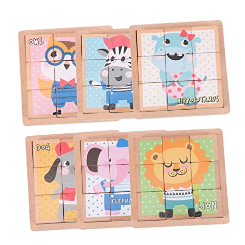 HEALSOPTHY 1 Satz sechsseitige Malbausteine Puzzle rätselbuch Aufmerksamkeit laubsägen für knobeleien für Kinderpuzzle Holzpuzzle für Puzzle-Block HEALSOPTHY 1 Satz sechsseitige Malbausteine Puzzle rätselbuch Aufmerksamkeit laubsägen für knobeleien für Kinderpuzzle Holzpuzzle für Puzzle-Block von HEALSOPTHY