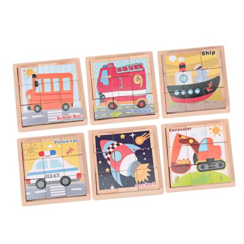 HEALSOPTHY 1 Satz sechsseitige Malbausteine Puzzle rätselbuch Bewegliches Puzzle zabawki stymulujące rozwój knobeleien für Cartoon-Rätsel Lernpuzzles aus Holz Holzrätsel HEALSOPTHY 1 Satz sechsseitige Malbausteine Puzzle rätselbuch Bewegliches Puzzle zabawki stymulujące rozwój knobeleien für Cartoon-Rätsel Lernpuzzles aus Holz Holzrätsel von HEALSOPTHY