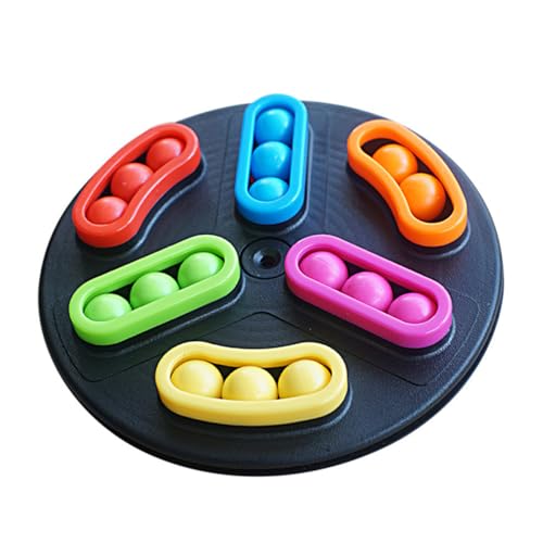 HEALSOPTHY 1 Schachtel Rotierendes Perlenlabyrinth für Pädagogisches Puzzle für Geschicklichkeit und Geduld Farben Zufällig für Jungen und Am Spieltisch Zufällige Farbe von HEALSOPTHY
