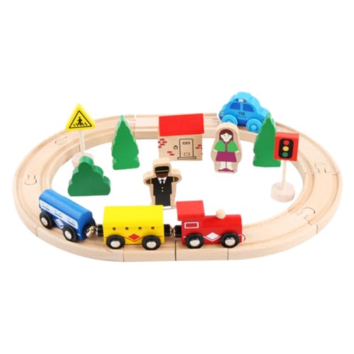 HEALSOPTHY 1 Set 32 ​​Teile 8 Wörter Gleiszug Puzzles Für Kleinkinder Kleinkind Puzzles Puzzles Pädagogisches Puzzle Holzspielzeug Buntes Holz von HEALSOPTHY