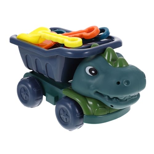 HEALSOPTHY 1 Set Dinosaurier ATV Strandspaten Sandkasten LKW Sandformer Sandkastenspielzeug Strandsandspielzeug Sandrechenspielzeug Sandbauspielzeug Sand Dinosaurierfahrzeuge von HEALSOPTHY