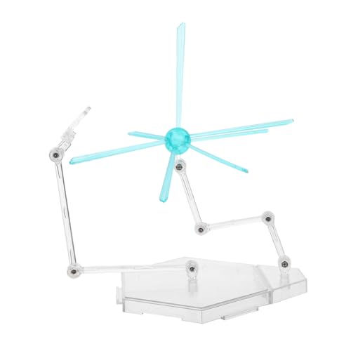 HEALSOPTHY 1 Set Figuren-Action-ständer: Figurenständer Aus Kunststoff Mit Halterung Und Effekten, DIY-basismodell, Display-Montage, Spielzeugfiguren-Rack Für Puppenmodell von HEALSOPTHY