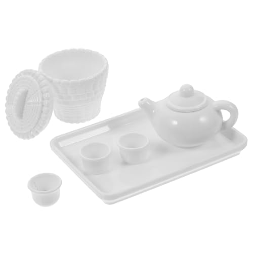 HEALSOPTHY 1 Set Japanisches Teeservice Kleines Kinderspielzeug Kleine Häuser Teetassen Teebecher Mini Kleines Kleine Häuser Mini Teetasse Puppenhaus Geschirr Miniatur von HEALSOPTHY