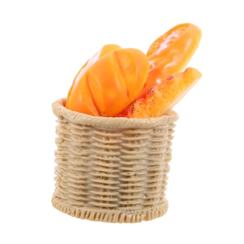 HEALSOPTHY 1 Set Miniatur Lebensmittel Und Spielmodell Überraschungsspielzeug Heimset Vorgetäuschtes Snackbrot Künstliches Puppenhaus Puppenhaus Dekoration Mini Ornament von HEALSOPTHY