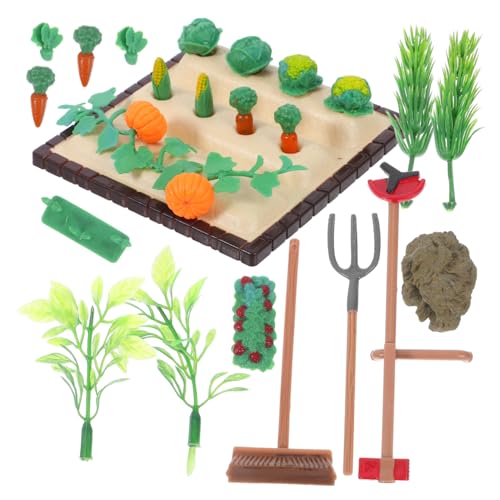 HEALSOPTHY 1 Set Miniatur-rasenmähergabel Für Puppenhaus-Bauernhof-szenen-Requisiten, Miniatur-gartengeräte, Bauernhof-gemüsefeld-Modell Für Das Layout von HEALSOPTHY