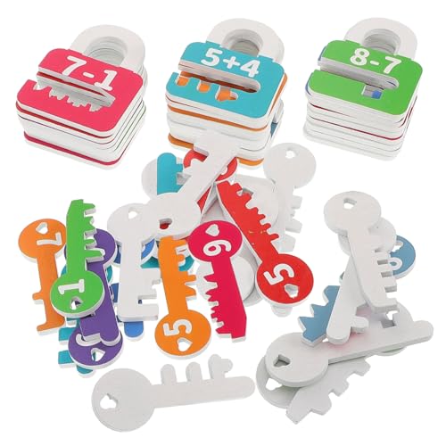 HEALSOPTHY 1satz Holzspielzeug Für Kleinkinder Interaktives Zahlenspiel Zählen Und Zuordnen Montessori Lernspiel Für Frühkindliche Entwicklung Der Feinmotorik von HEALSOPTHY
