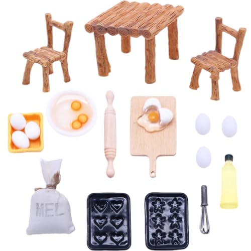 HEALSOPTHY 1satz Miniatur Holz Tisch Und Stühle Teiliges Puppenhaus Zubehör Für Esszimmer Dekoration Realistische Details Elegantes Design Spielzeug HEALSOPTHY 1satz Miniatur Holz Tisch Und Stühle Teiliges Puppenhaus Zubehör Für Esszimmer Dekoration Realistische Details Elegantes Design Spielzeug von HEALSOPTHY