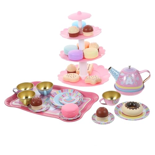 HEALSOPTHY 1 Set Teeservice Teekannen Teekannen Geschirr Teedose Teetasse Simulation Küchenzubehör Miniatur Teegeschirr Mädchen Kleinkind Kinderspielzeug Teeparty Dekorationen Weißblech HEALSOPTHY 1 Set Teeservice Teekannen Teekannen Geschirr Teedose Teetasse Simulation Küchenzubehör Miniatur Teegeschirr Mädchen Kleinkind Kinderspielzeug Teeparty Dekorationen Weißblech von HEALSOPTHY