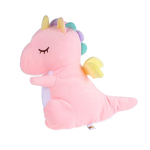 HEALSOPTHY 1 Stück Engel Dinosaurierpuppe Kinderspielzeug Kindergeschenk Heimdekoration Dinosaurier Stofftier Dinosaurier-Puppe Plüsch Rosa von HEALSOPTHY