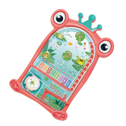 HEALSOPTHY 1 Stück Fun Flipperautomat Desktop-Flipper Desktop-spielspielzeug Lustiges Flipper- Cartoon-Flipper Flipperautomat Für Mini-Flipper- Abs Rosa von HEALSOPTHY