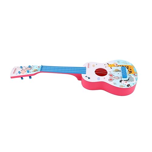 HEALSOPTHY 1 Stück Kreative Ukulele mit Cartoon Tierdesign Saitige Gitarre Pädagogisches Musikinstrument für Jungen und Fördert Kreativität und Hörentwicklung Farben für von HEALSOPTHY