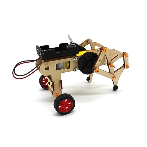 HEALSOPTHY 1 Stück Montageroboter für kinderspielzeug Technisches Wissenschaftliches holzspielsachen DIY Kid Toys Modell selber Machen von HEALSOPTHY