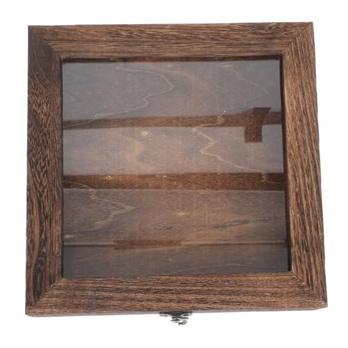 HEALSOPTHY 1 Stück Packung Kästchen mit Insektenproben klein -Display-Box Anzeige Entomologie für display box staubschutz Insektenpräparat-Schaukasten Vorratsbehälter Musterkoffer Holz von HEALSOPTHY