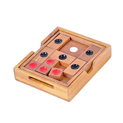 HEALSOPTHY 1 Stück Schachbrett Aus Holz Kinderschach Hölzern von HEALSOPTHY