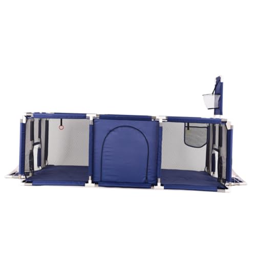 HEALSOPTHY 1 Stück Spielzaun Sicherheitsgeländer Blau mit Basketball und Fußballnetz für Laufgitter für Sicheres HEALSOPTHY 1 Stück Spielzaun Sicherheitsgeländer Blau mit Basketball und Fußballnetz für Laufgitter für Sicheres von HEALSOPTHY