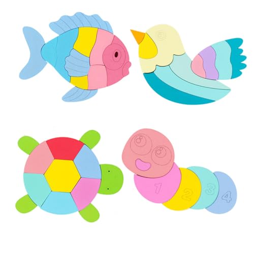 HEALSOPTHY 1 Stück pädagogisches für Pädagogisches Puzzle Kleinkindspielzeug laubsägen für kinderga 3D-Speicher-Puzzle Holzrätsel Hölzern Colorful HEALSOPTHY 1 Stück pädagogisches für Pädagogisches Puzzle Kleinkindspielzeug laubsägen für kinderga 3D-Speicher-Puzzle Holzrätsel Hölzern Colorful von HEALSOPTHY