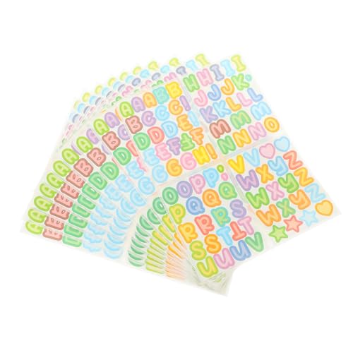 HEALSOPTHY 10 Blatt Englische Alphabet Aufkleber Wasserfeste Aufkleber Cartoon Aufkleber Kinderaufkleber Buchstaben Zum Basteln Buchstaben Aufkleber DIY Aufkleber Selbstklebende HEALSOPTHY 10 Blatt Englische Alphabet Aufkleber Wasserfeste Aufkleber Cartoon Aufkleber Kinderaufkleber Buchstaben Zum Basteln Buchstaben Aufkleber DIY Aufkleber Selbstklebende von HEALSOPTHY