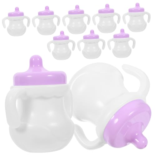 HEALSOPTHY 10 Stück Babyflasche Babypuppenflaschen Gefälschte Futterflasche Miniaturflaschen Geben Vor, Hausspielzeug Zu Sein Gefälligkeiten Für Die Babyparty Mini-saftflaschen Plastik HEALSOPTHY 10 Stück Babyflasche Babypuppenflaschen Gefälschte Futterflasche Miniaturflaschen Geben Vor, Hausspielzeug Zu Sein Gefälligkeiten Für Die Babyparty Mini-saftflaschen Plastik von HEALSOPTHY