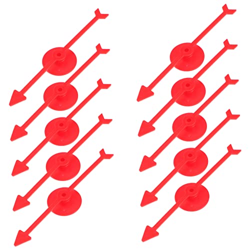 HEALSOPTHY 10 Stück Drehspinner aus Kunststoff für kinderspielzeug spielzeuge Planke Spinnen Schachbrett drehteller Glückliche Brettspinner DIY - Plastik rot HEALSOPTHY 10 Stück Drehspinner aus Kunststoff für kinderspielzeug spielzeuge Planke Spinnen Schachbrett drehteller Glückliche Brettspinner DIY - Plastik rot von HEALSOPTHY