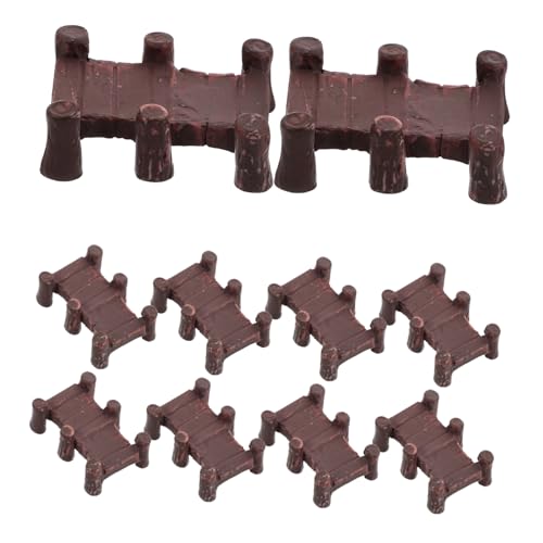HEALSOPTHY 10 Stück Mikrolandschaftskorridor Mach Es Mini Miniatur Puppenhaus Mikrobrückendekoration Mikro-landschaftsbrückendekor Minigarten Winzige Brücke Mini-gartenbrücke Harz Brown HEALSOPTHY 10 Stück Mikrolandschaftskorridor Mach Es Mini Miniatur Puppenhaus Mikrobrückendekoration Mikro-landschaftsbrückendekor Minigarten Winzige Brücke Mini-gartenbrücke Harz Brown von HEALSOPTHY