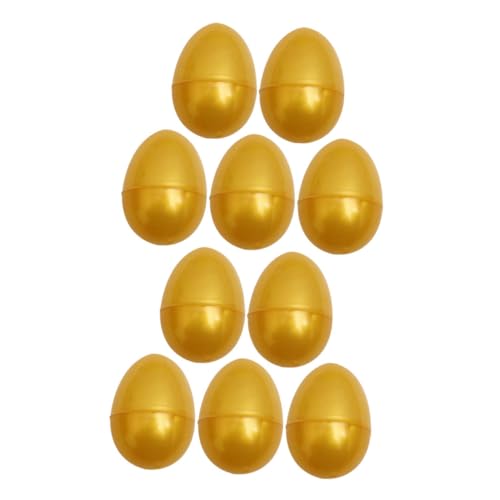 HEALSOPTHY 10 Stück Öffne Das Golden Egg Gacha Künstliche Ostereier-Picks Erholsame Eier Spielhaus Mit Eiern -pu-Ei Eierkarton -Ei- Ostereibehälter Plastik von HEALSOPTHY