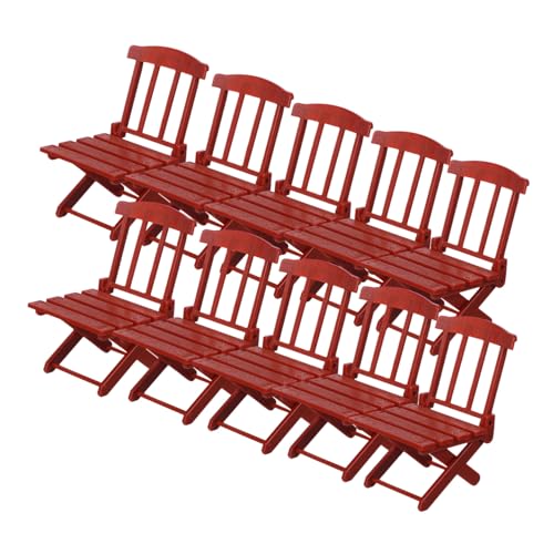 HEALSOPTHY 10 Stück Puppenhaus Miniatur Strandstühle Faltbare Mini Gartenmöbel mit Detailgetreuem Design Leicht und Tragbar für DIY Feengarten und Puppenhaus Dekoration HEALSOPTHY 10 Stück Puppenhaus Miniatur Strandstühle Faltbare Mini Gartenmöbel mit Detailgetreuem Design Leicht und Tragbar für DIY Feengarten und Puppenhaus Dekoration von HEALSOPTHY