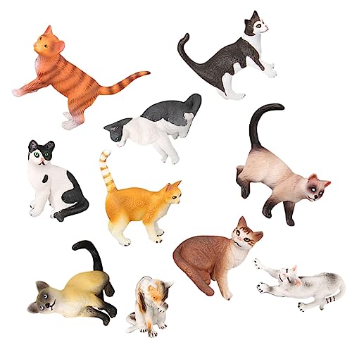 HEALSOPTHY 10 Stück Teiliges Katzenfigur Dekoration Realistische Tierfiguren für Garten und Deko für Junge aus Sicherem Material und Leichtgewichtig HEALSOPTHY 10 Stück Teiliges Katzenfigur Dekoration Realistische Tierfiguren für Garten und Deko für Junge aus Sicherem Material und Leichtgewichtig von HEALSOPTHY