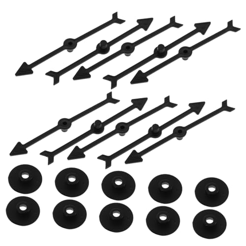 HEALSOPTHY 10 Stück Teiliges Kunststoff Partyspiel Schwarze Drehzeiger für Brettspiele Vielseitig Einsetzbar für Klassenzimmer DIY Projekte und Soziale Interaktionen bei Spielrunden HEALSOPTHY 10 Stück Teiliges Kunststoff Partyspiel Schwarze Drehzeiger für Brettspiele Vielseitig Einsetzbar für Klassenzimmer DIY Projekte und Soziale Interaktionen bei Spielrunden von HEALSOPTHY